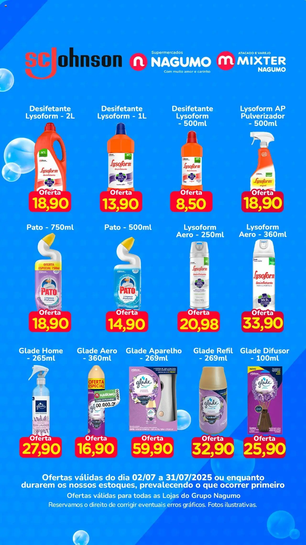 Nagumo folheto "Ofertas SC Johnson" válido a partir de 02/07/2025 - número de página 1