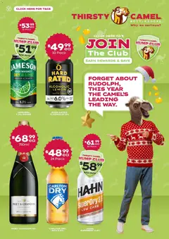 Preview of catalogue Forget about Rudolph, the year the Camel’s leading the way. from shop Deals valid 07/12/2025