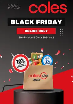 Preview of catalogue Black Friday from shop Coles valid 11/11/2025