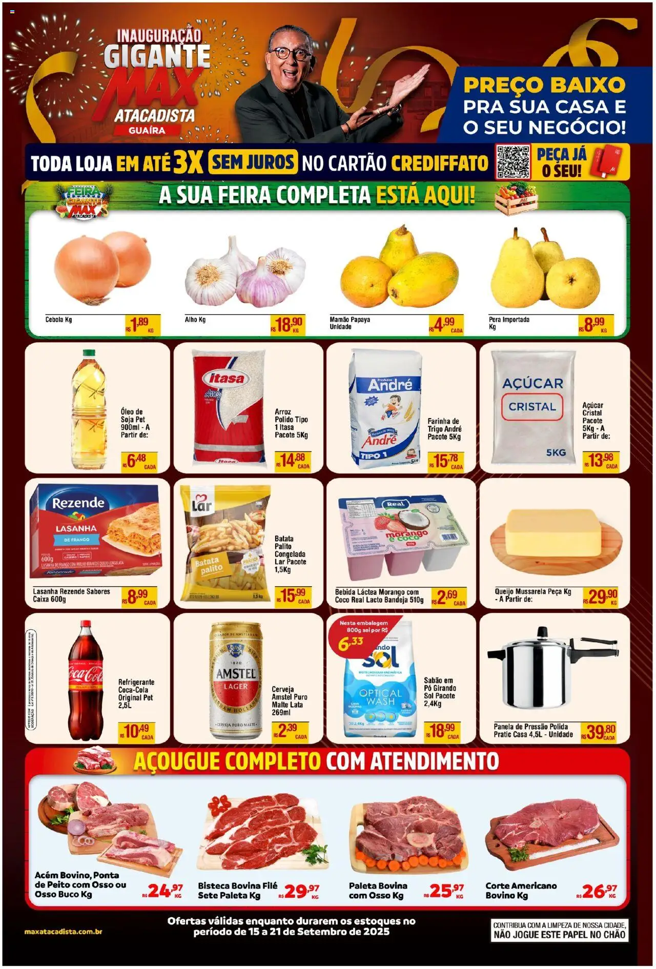 Max Atacadista folheto "Ofertas da semana" válido a partir de 15/09/2025 - número de página 1