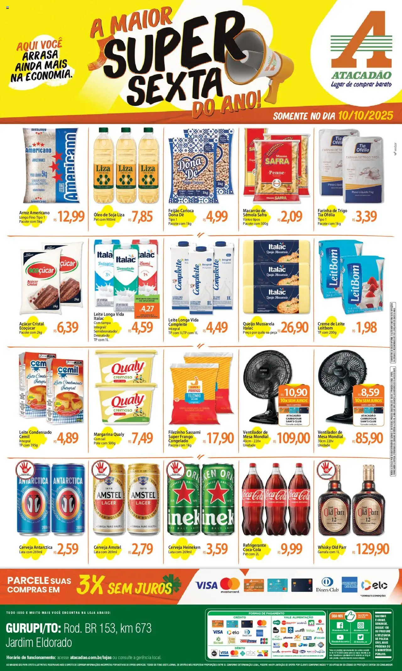 Atacadão folheto "Ofertas - TO" válido a partir de 10/10/2025 - número de página 1