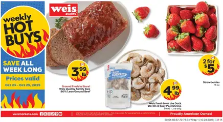 Ad Preview of Weis Weekly Circular - NY from 10/23/2025