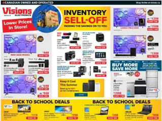 Preview of leaflet Weekly flyer / circulaire from shop Visions is valid from Aug 08, 2025