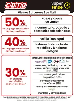 Vista previa del folleto de la tienda Coto válido desde el 03/04/2026 