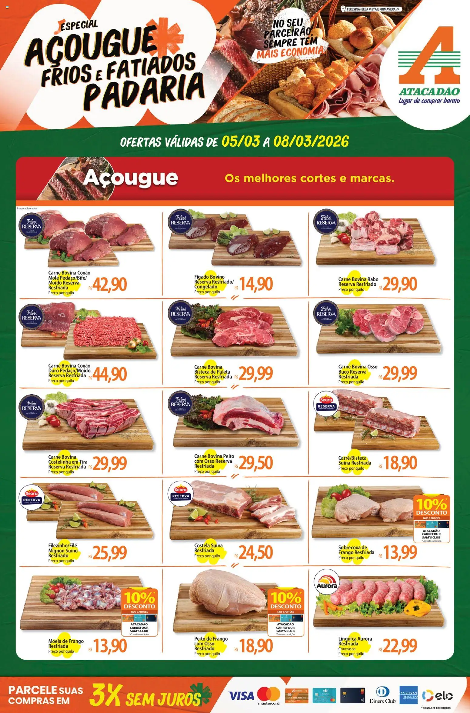 Pré-Visualização do folheto "Atacadão ofertas - PI" da loja Atacadão válido a partir de 05/03/2026