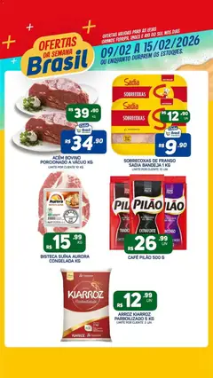 Pré-Visualização do folheto "Ofertas da semana" da loja Brasil Atacadista válido a partir de 09/02/2026