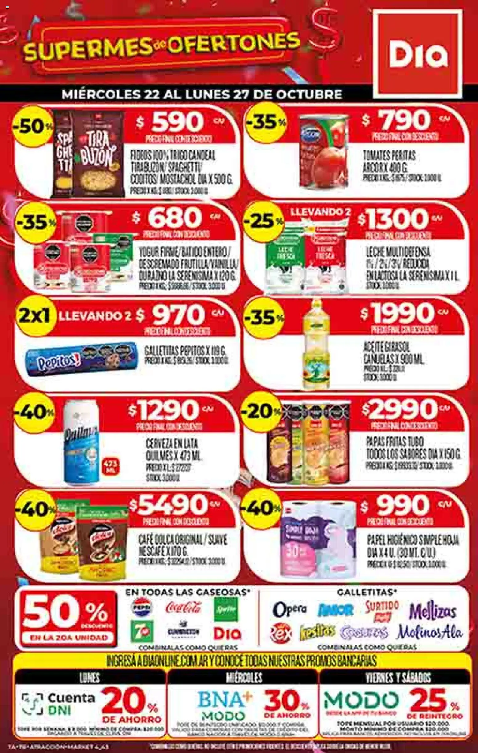 DIA Supermercado Ofertas del 22/10/2025