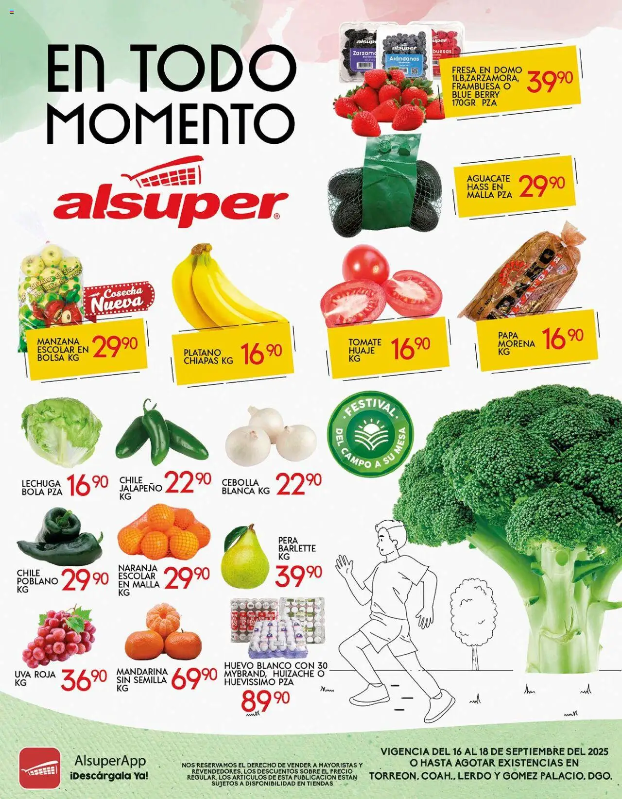 Folleto Laguna Alsuper y sus promociones válidas desde el 16/09/2025 - Número de página 1