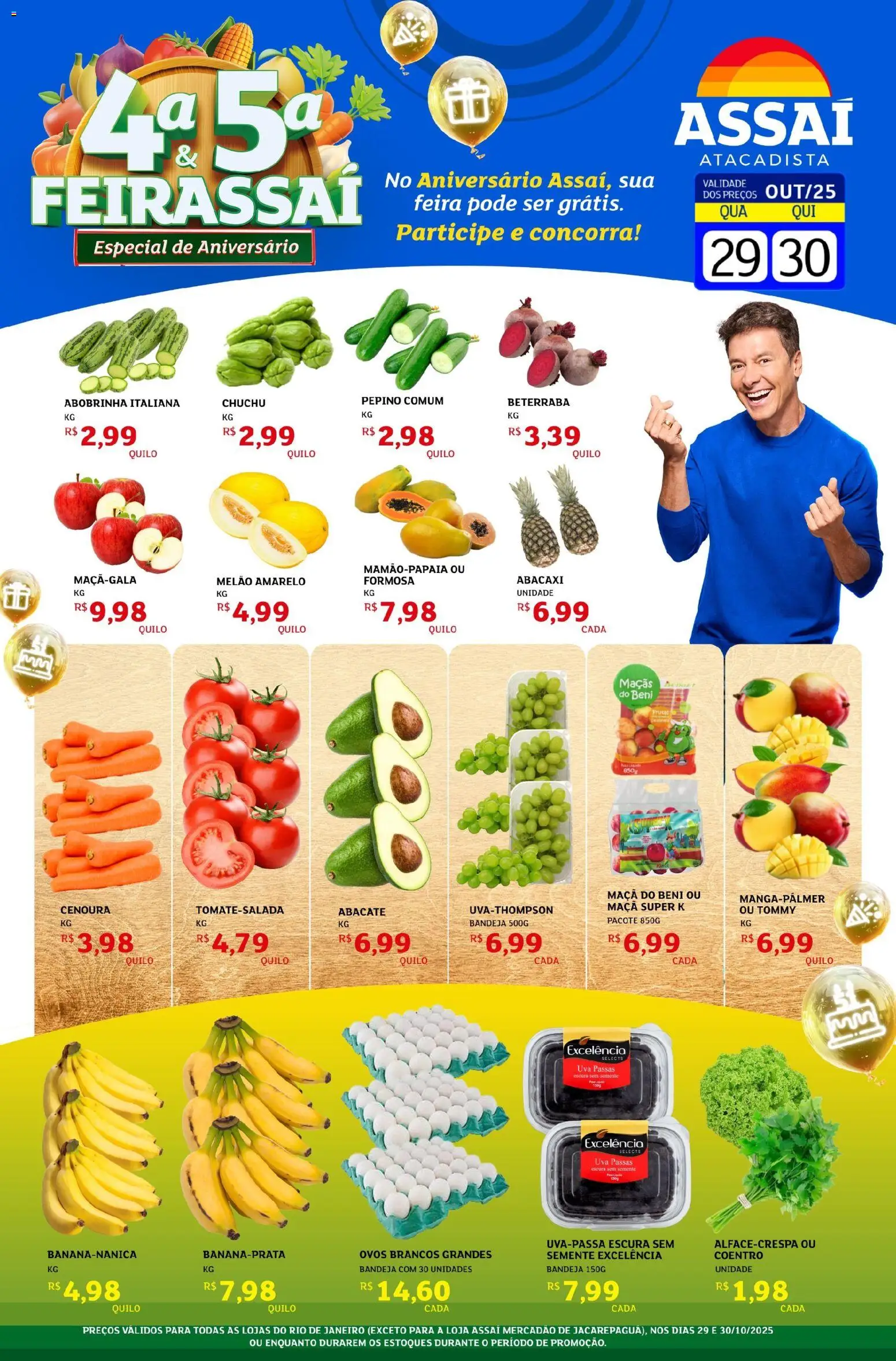 Pré-Visualização do folheto "Encarte - RJ" da loja Assaí Atacadista válido a partir de 29/10/2025