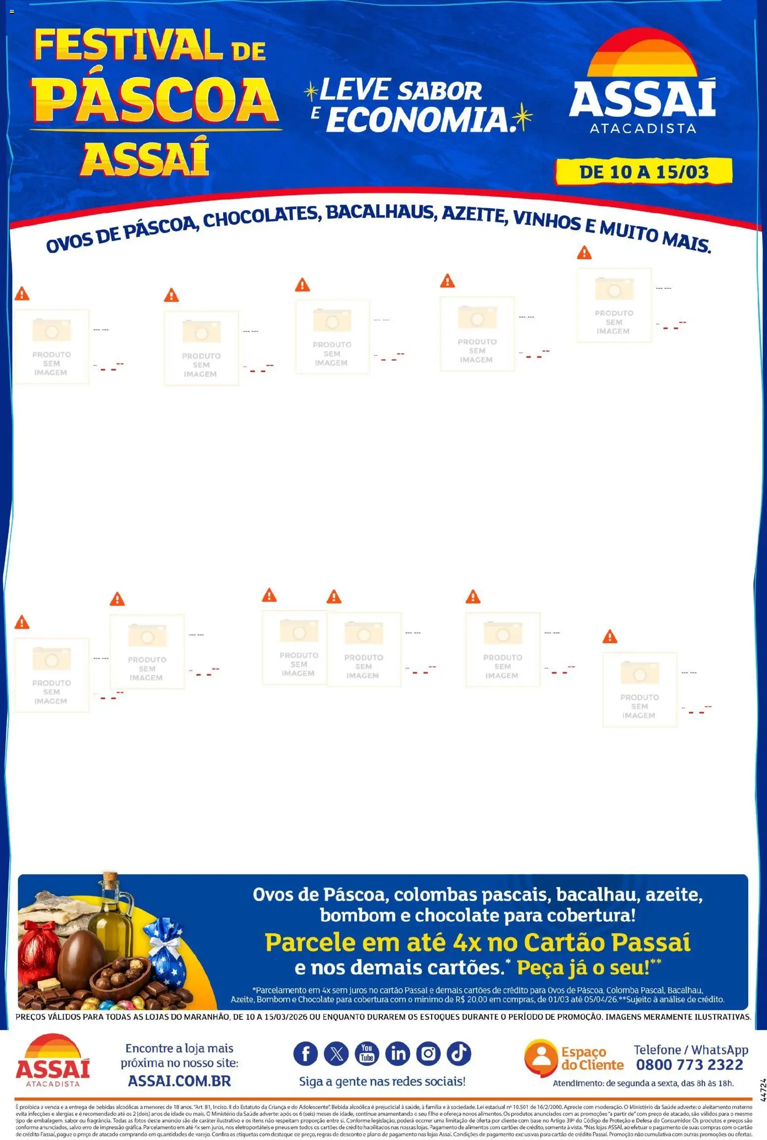 Pré-Visualização do folheto "Assaí Atacadista ofertas - MA" da loja Assaí Atacadista válido a partir de 28/03/2026