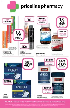 Preview of catalogue Catalogue from shop Priceline Pharmacy valid 30/10/2025 | Page: 32