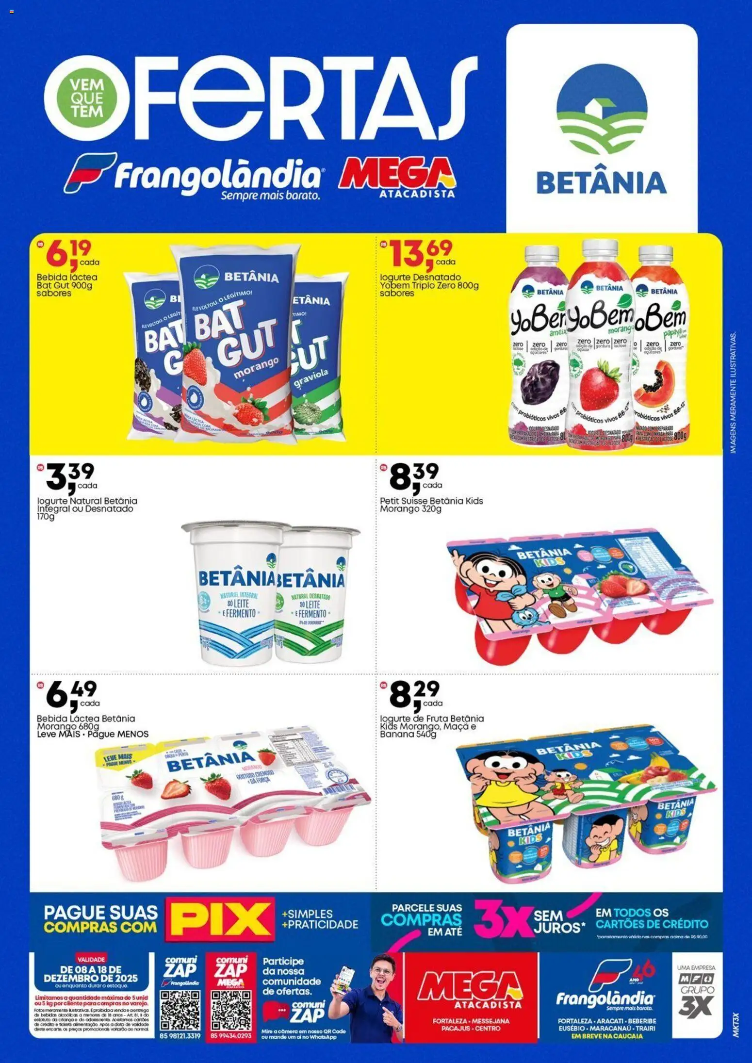 Pré-Visualização do folheto "Ofertas Betânia " da loja Frangolândia válido a partir de 08/12/2025
