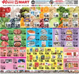 Ad Preview of Hmart ENGLISH/KOREAN - Southern California from 01/28/2026