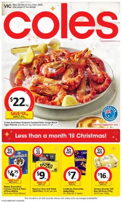 Preview of catalogue Catalogue VIC from shop Coles valid 26/11/2025