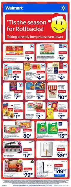 Un aperçu du dépliant Weekly Flyer du magasin Walmart est valide à partir 11 déc. 2025