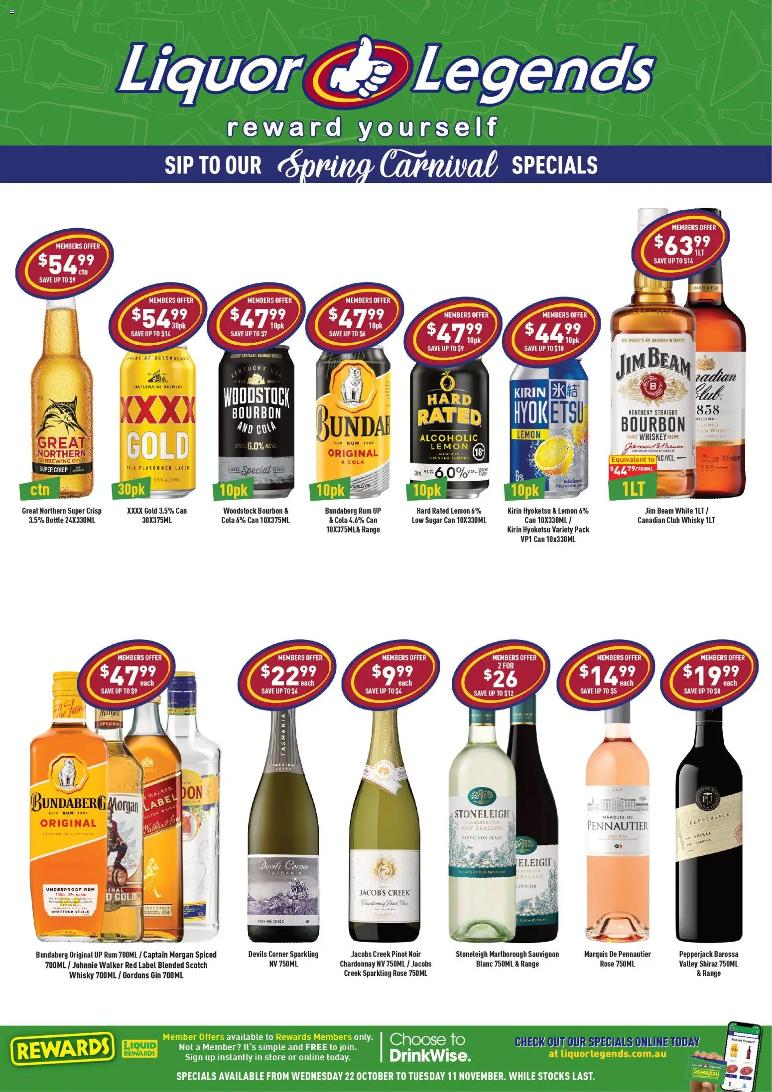Liquor Legends catalogue valid from 22/10/2025 - page 1