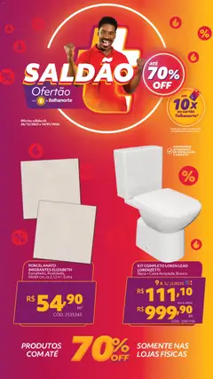 Pré-Visualização do folheto "Ofertas atuais" da loja Telhanorte válido a partir de 26/12/2025