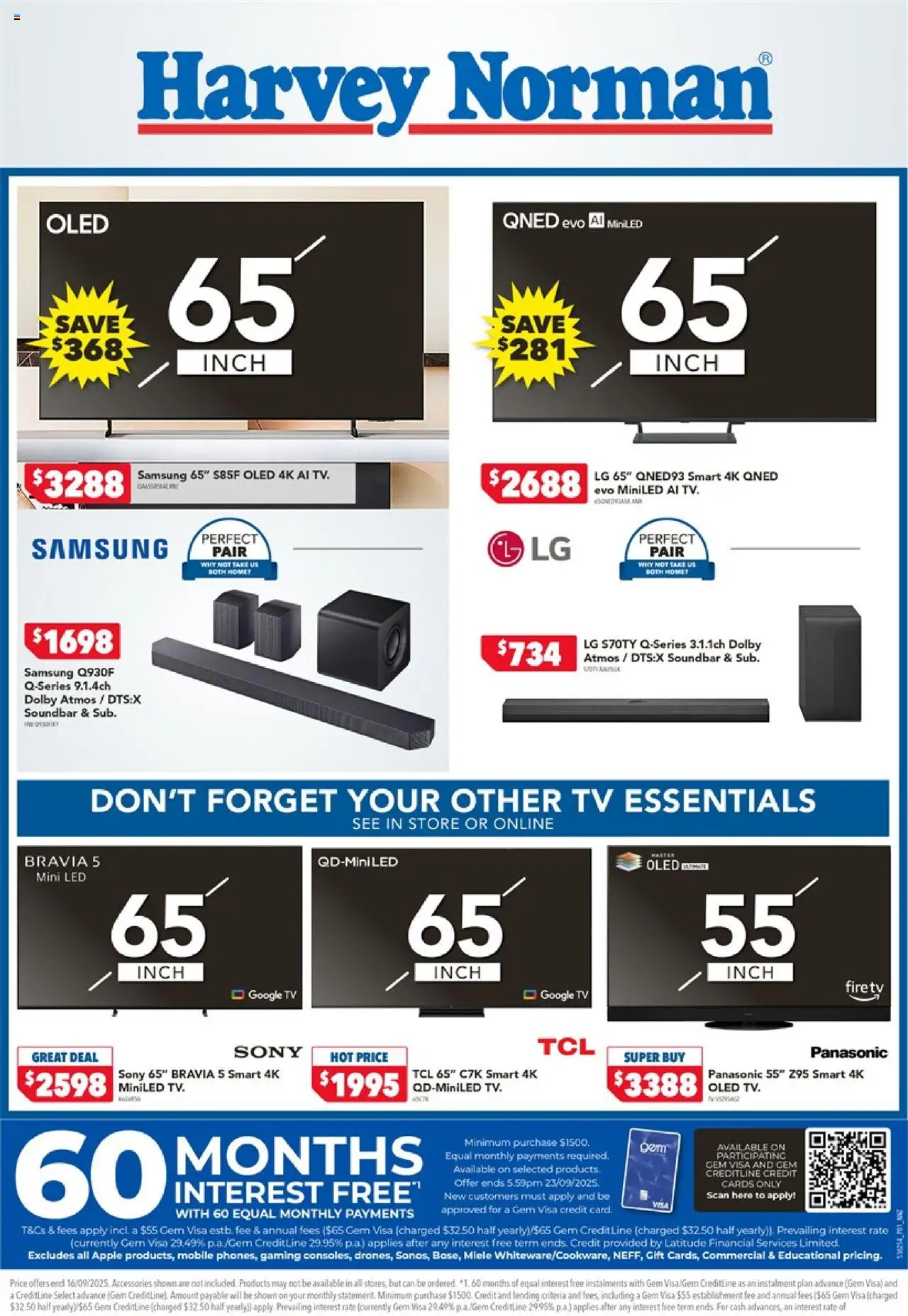 Catalogue Harvey Norman catalogue valid from 6 Sept 2025 - page 1