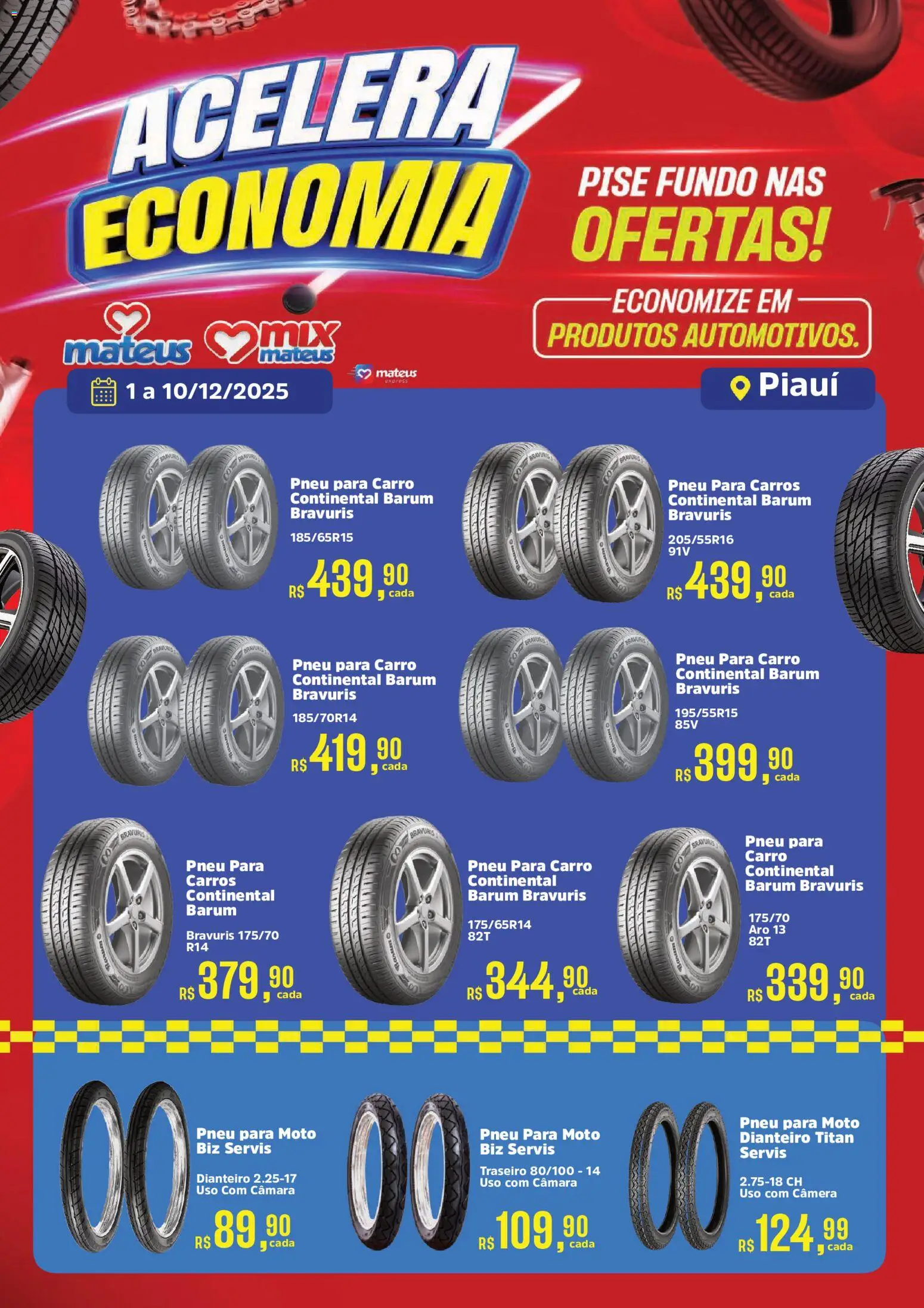 Pré-Visualização do folheto "Ofertas Festival Automotivo" da loja Mateus válido a partir de 01/12/2025
