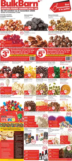 Un aperçu du dépliant Circulaire du magasin Bulk Barn est valide à partir 23 oct. 2025