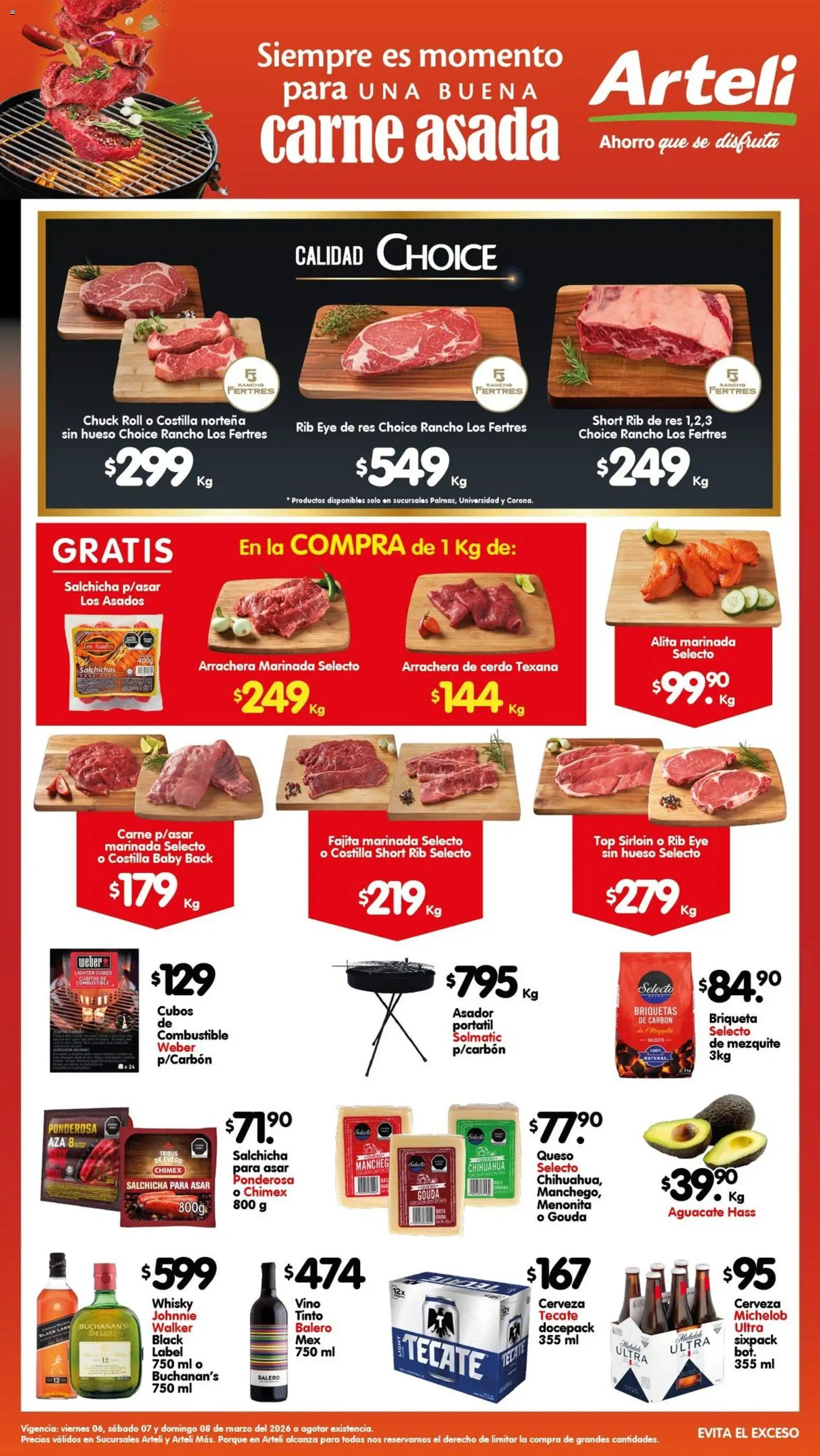 Vista previa las ofertas de la tienda Arteli - Arteli folleto Carne desde el 06/03/2026 