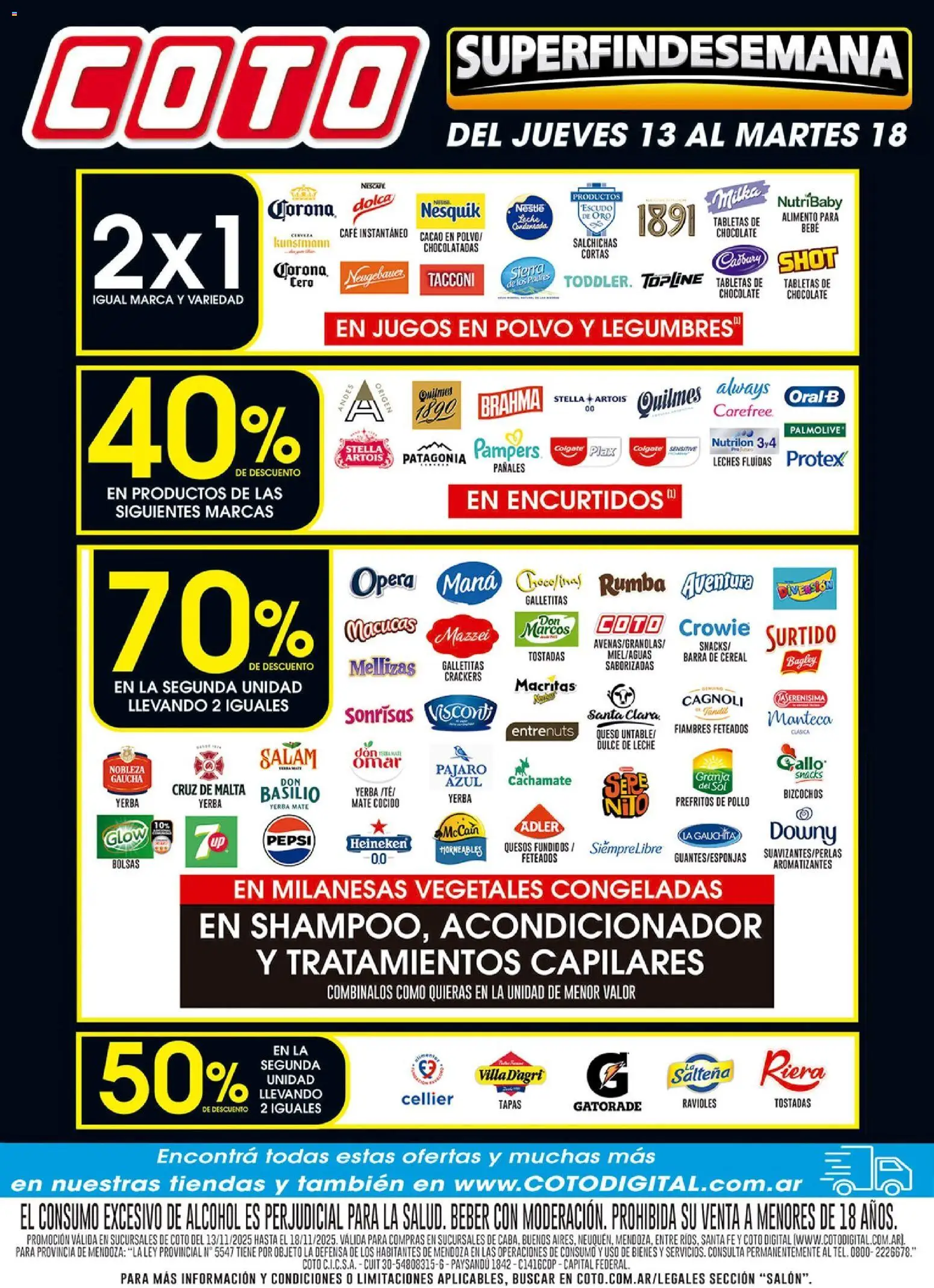 Vista previa del folleto de la tienda Coto válido desde el 13/11/2025 