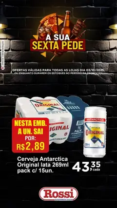 Pré-Visualização do folheto "Ofertas da semana" da loja Rossi Supermercados válido a partir de 03/10/2025