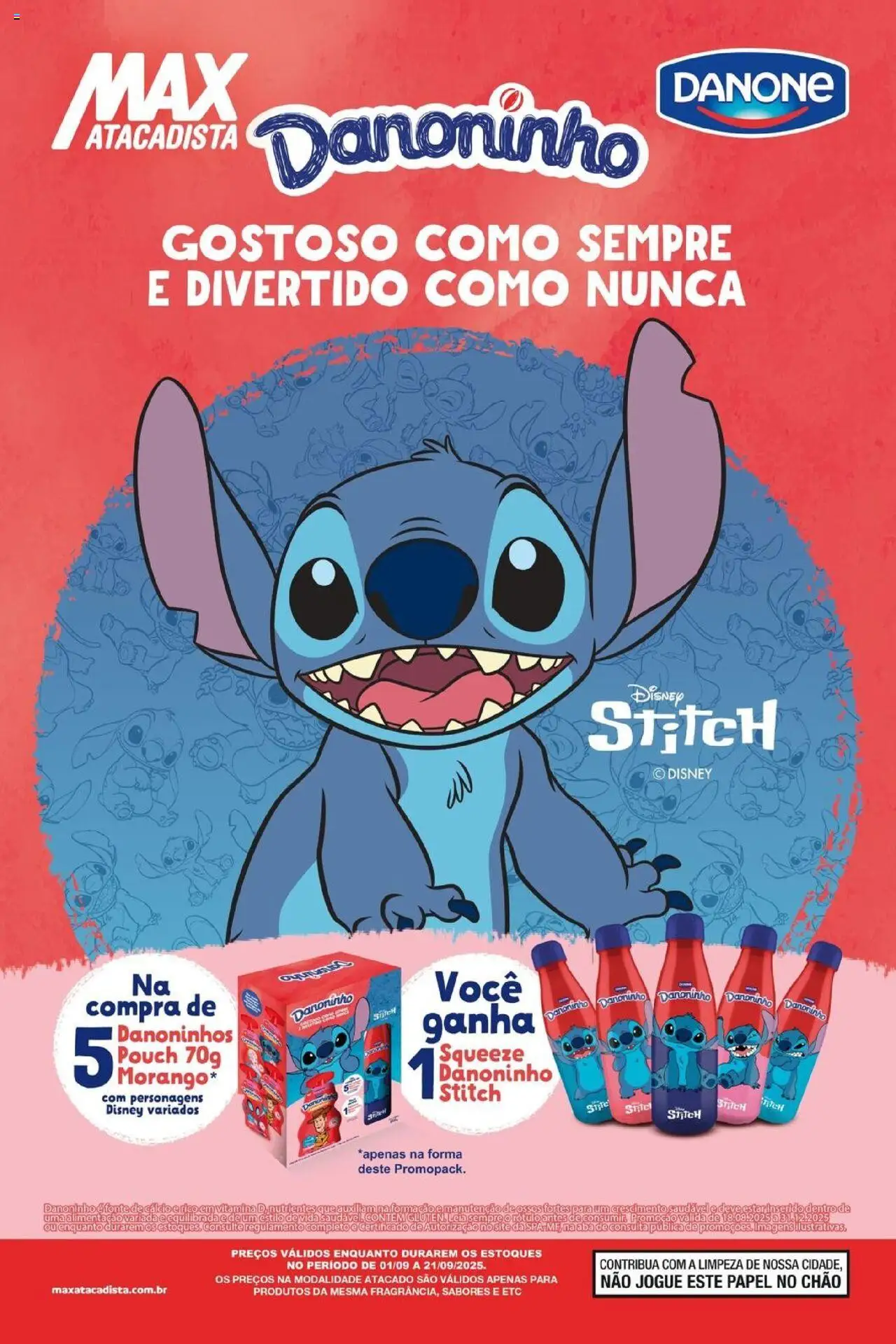 Max Atacadista folheto "Ofertas Danone" válido a partir de 01/09/2025 - número de página 1