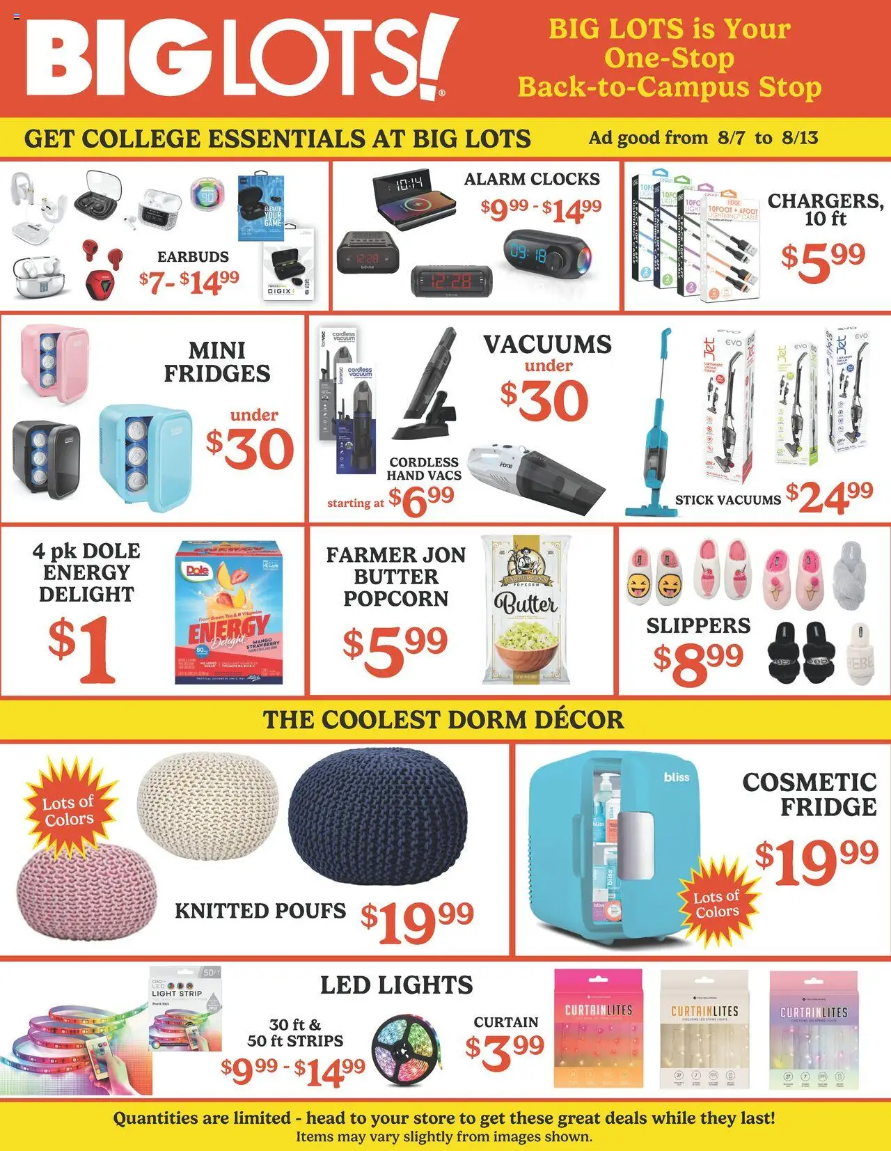 Big Lots Weekly Ad from 08/07/2025 - Flyer - Page number 1