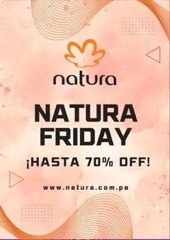 Vista previa de Black Friday de la tienda Natura válido desde 24/11/2025