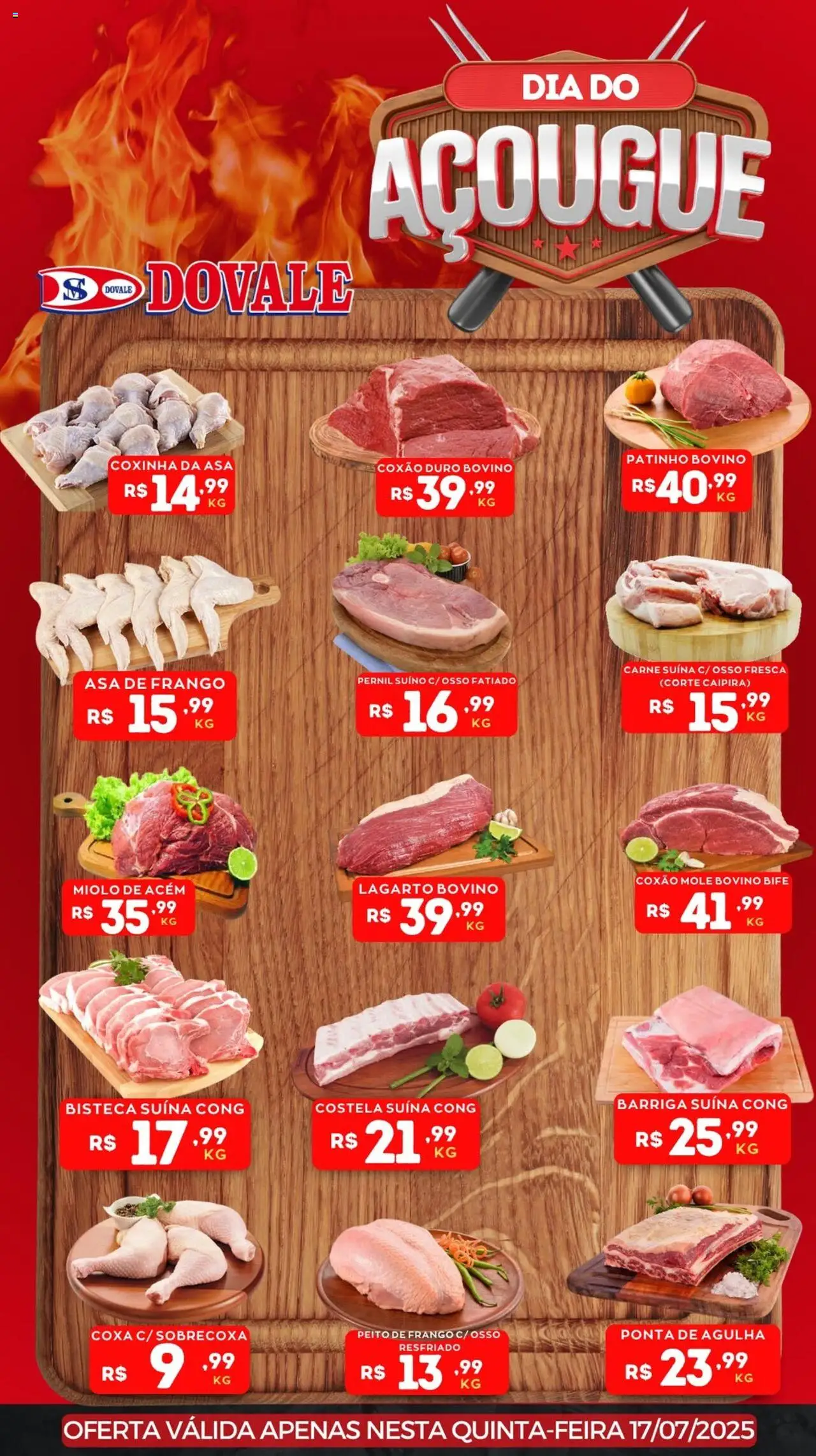 Dovale folheto "Ofertas do Dia" válido a partir de 17/07/2025 - número de página 1