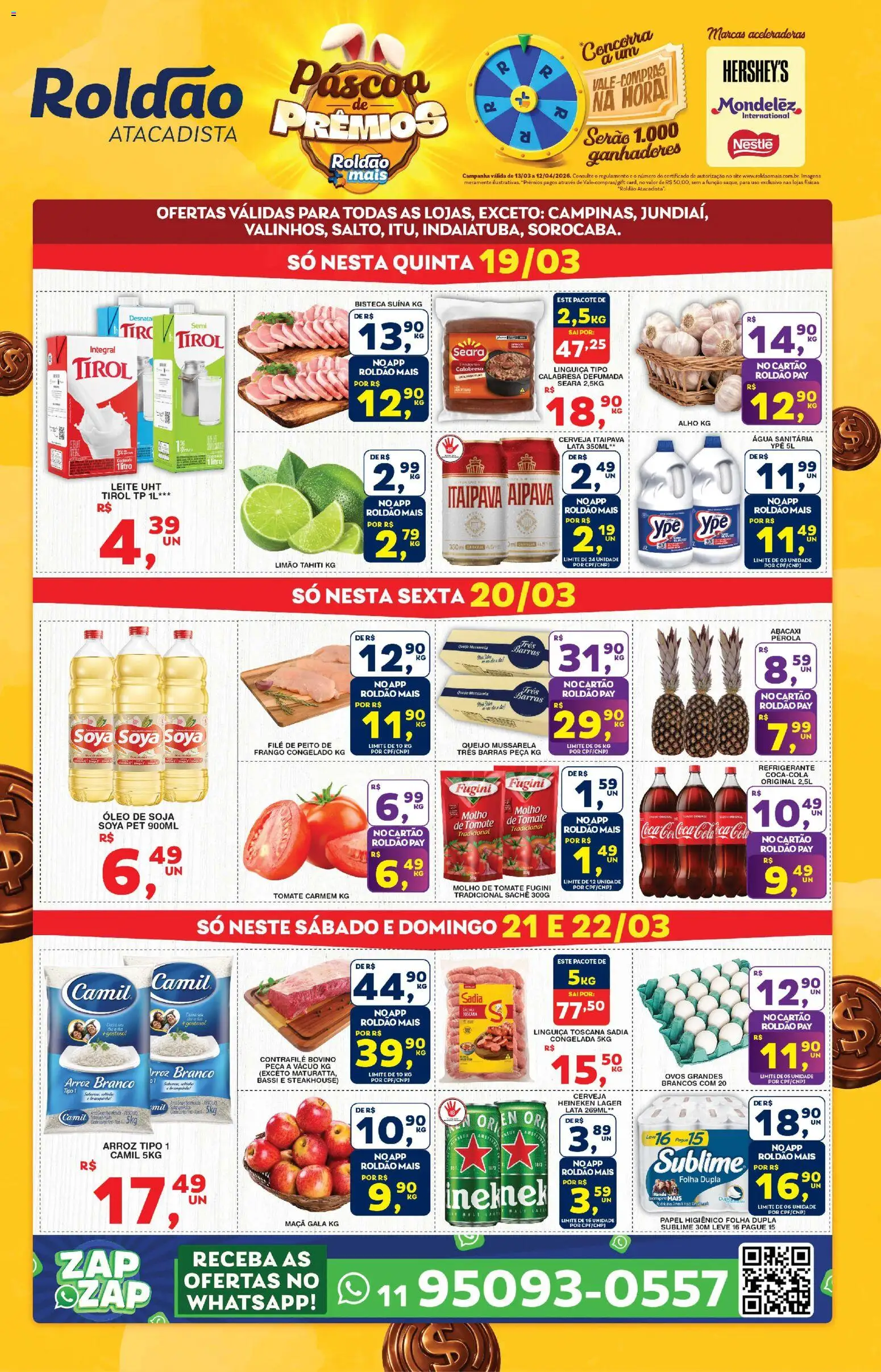 Pré-Visualização do folheto "Roldão ofertas Final de Semana Arrasador" da loja Roldão válido a partir de 19/03/2026