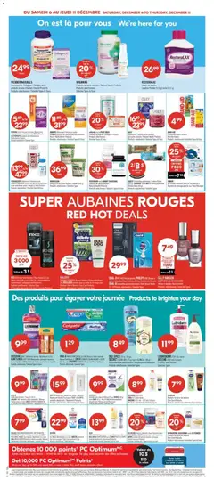 Preview of leaflet Weekly flyer / circulaire from shop Pharmaprix is valid from Dec 06, 2025 | Page: 12
