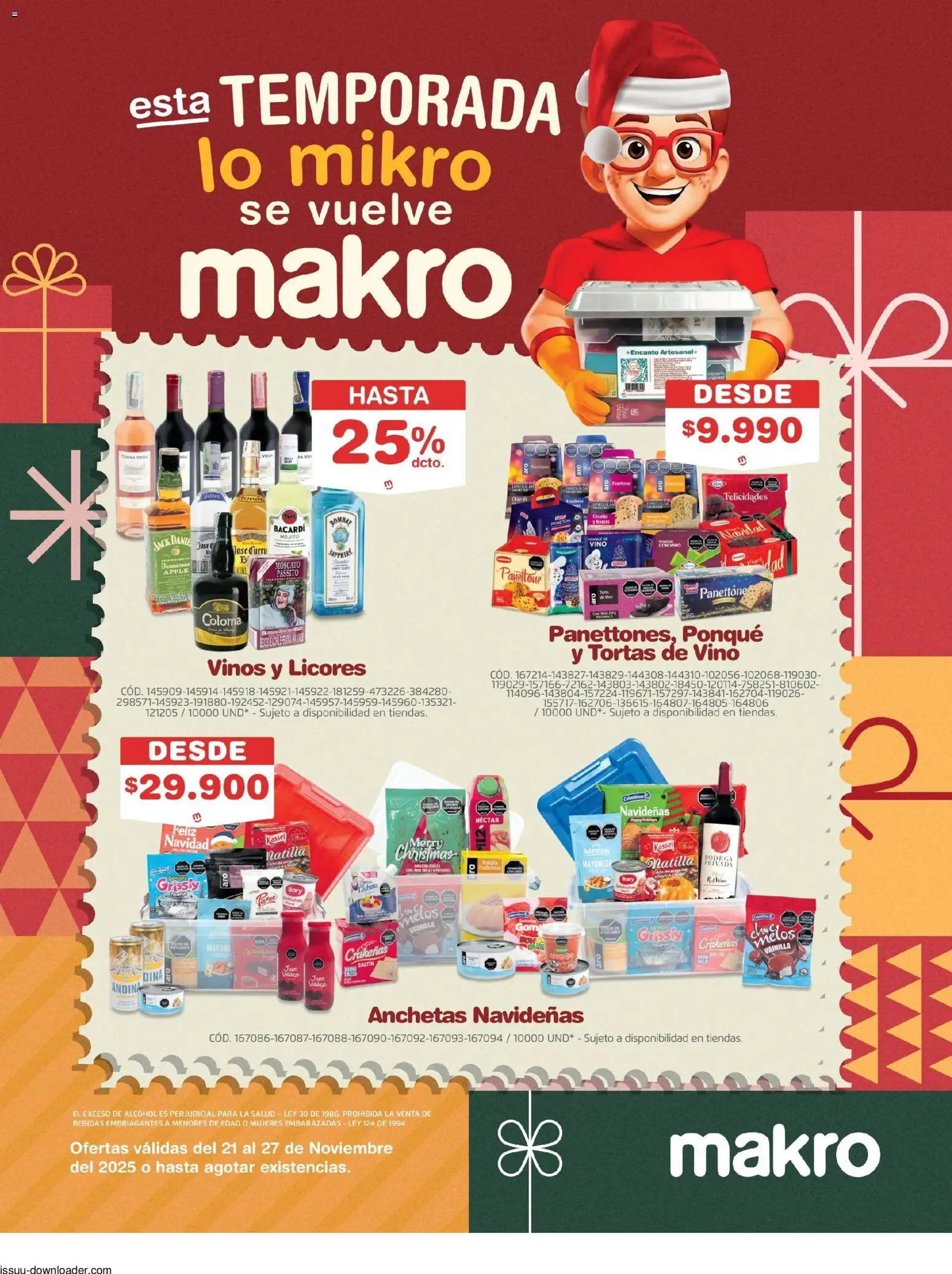  Vista previa del prospecto Ofertas Temporada II del almacen Makro válida del 21/11/2025 al 27/11/2025