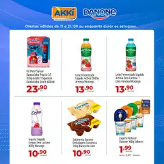 Pré-Visualização do folheto "Ofertas Danone" da loja Akki Atacadista válido a partir de 11/09/2025
