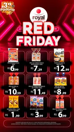 Pré-Visualização do folheto "Black Friday" da loja Royal Supermercados válido a partir de 25/11/2025