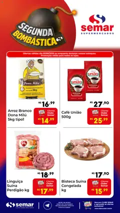 Pré-Visualização do folheto "Ofertas do Dia" da loja Semar Supermercado válido a partir de 01/09/2025