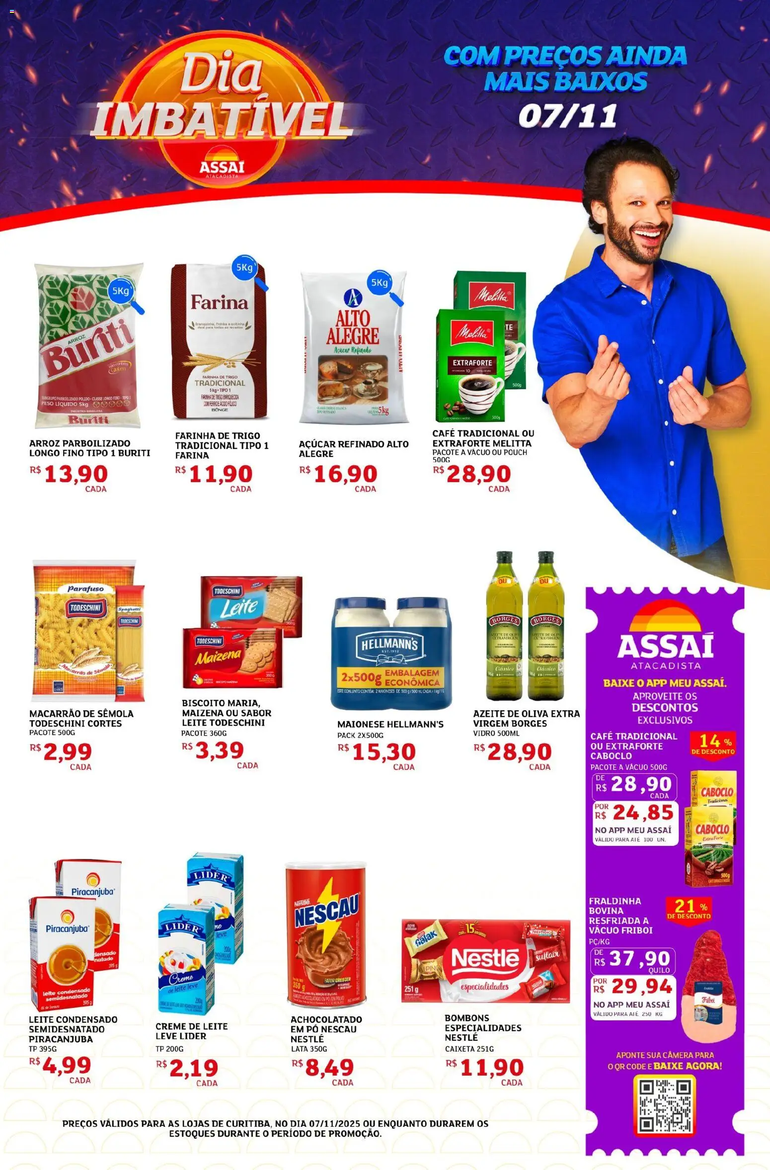 Pré-Visualização do folheto "Encarte - PR" da loja Assaí Atacadista válido a partir de 07/11/2025