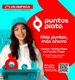  Vista previa del prospecto Más Puntos, Más Ahorro del almacen Olímpica válida del 08/10/2025 al 19/10/2025