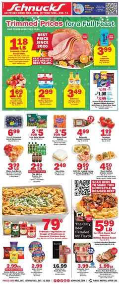 Ad Preview of Schnucks Weekly Print Ad - IN from 12/10/2025