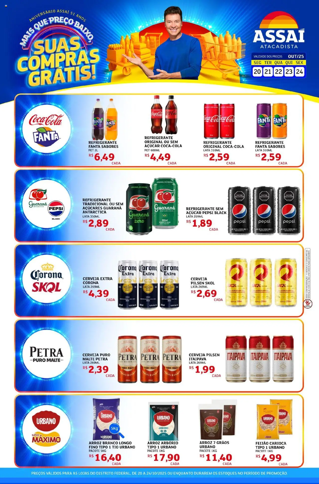 Assaí Atacadista folheto "Encarte - DF" válido a partir de 20/10/2025 - número de página 1