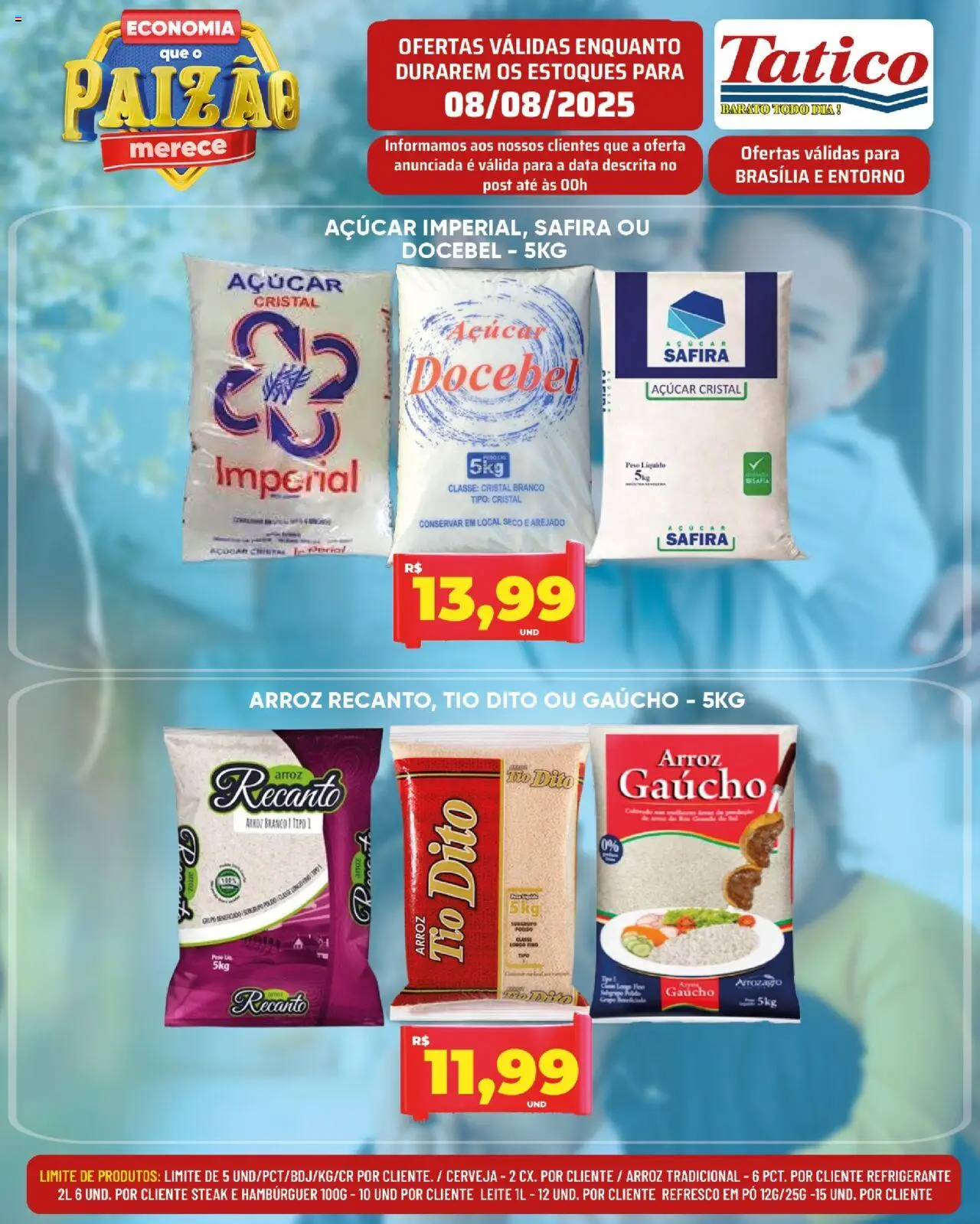 Tatico folheto "Ofertas do Dia" válido a partir de 08/08/2025 - número de página 1