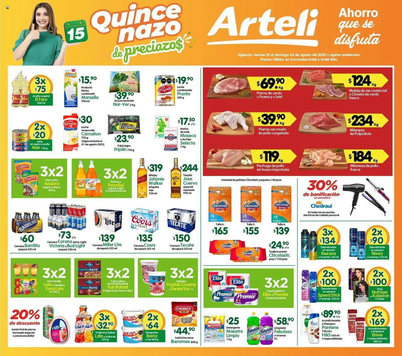 Folleto Arteli Arteli y sus promociones válidas desde el 01/08/2025 - Número de página 1