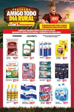 Pré-Visualização do folheto "Ofertas Rural" da loja Fort Atacadista válido a partir de 16/02/2026