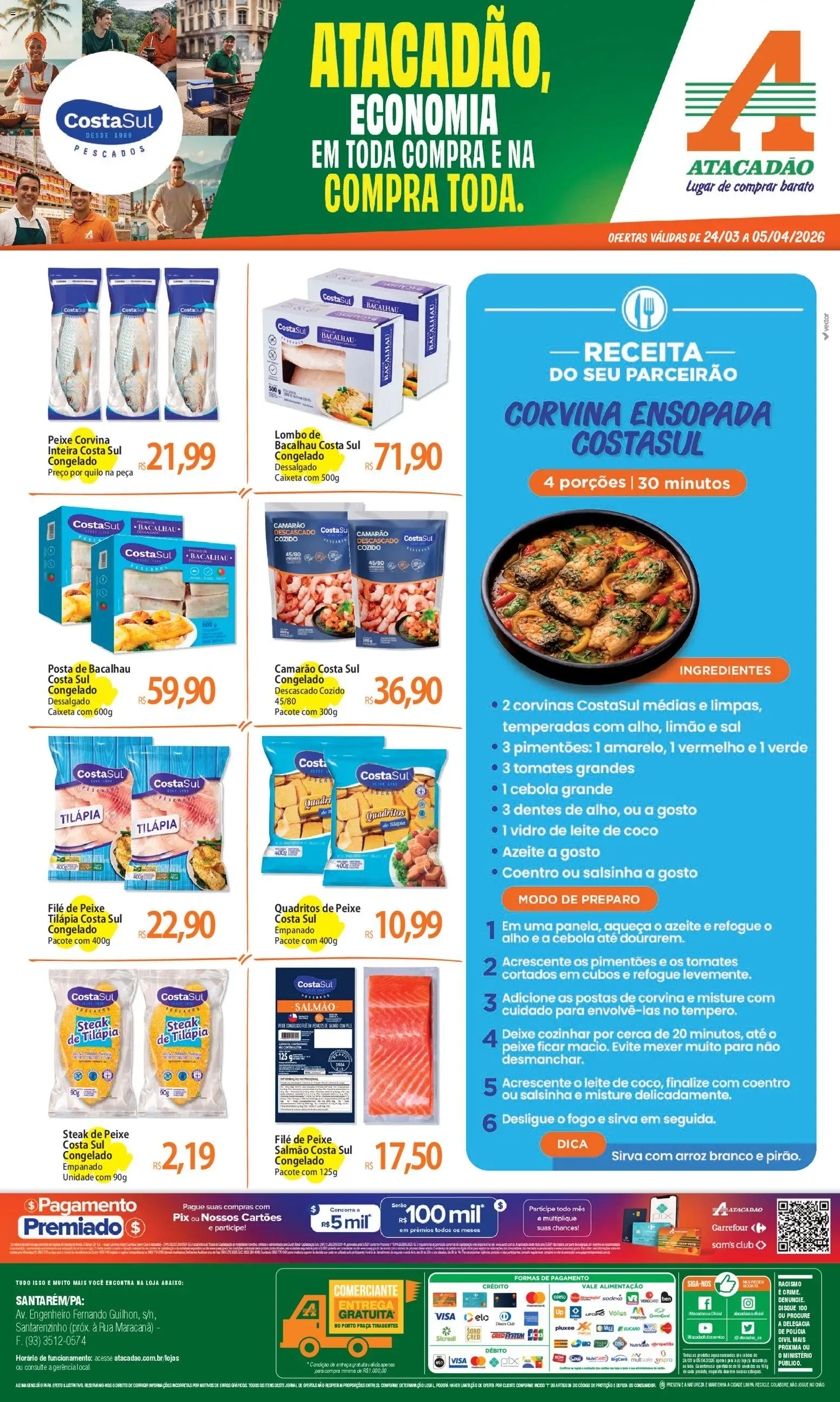 Pré-Visualização do folheto "Atacadão ofertas - PA" da loja Atacadão válido a partir de 24/03/2026