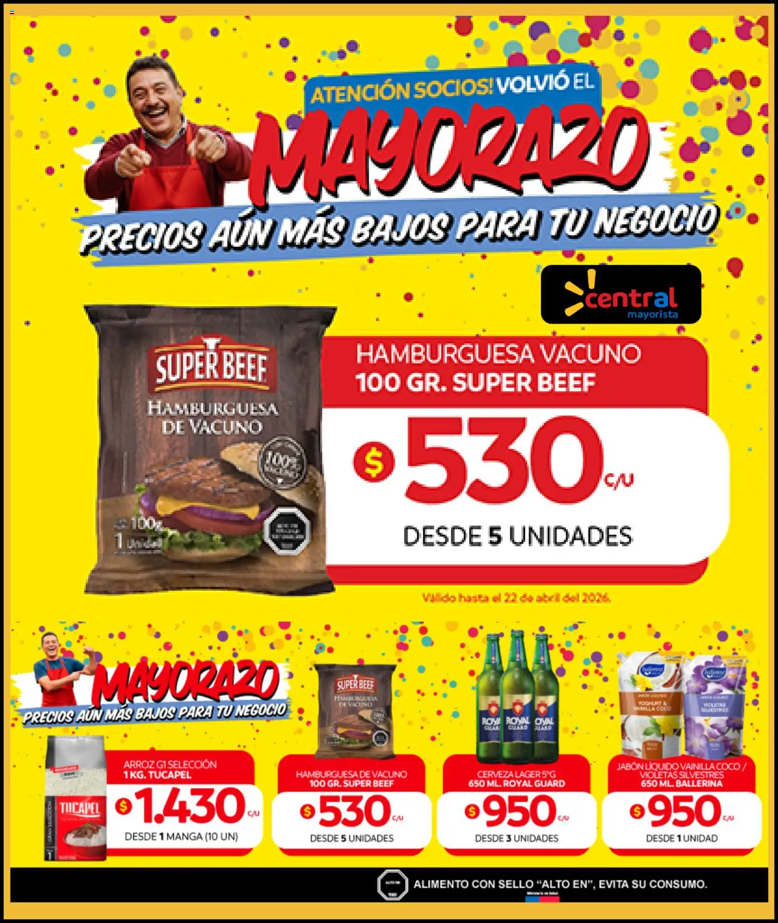 Folleto de la tienda Central Mayorista válido desde el 04.03.2026 