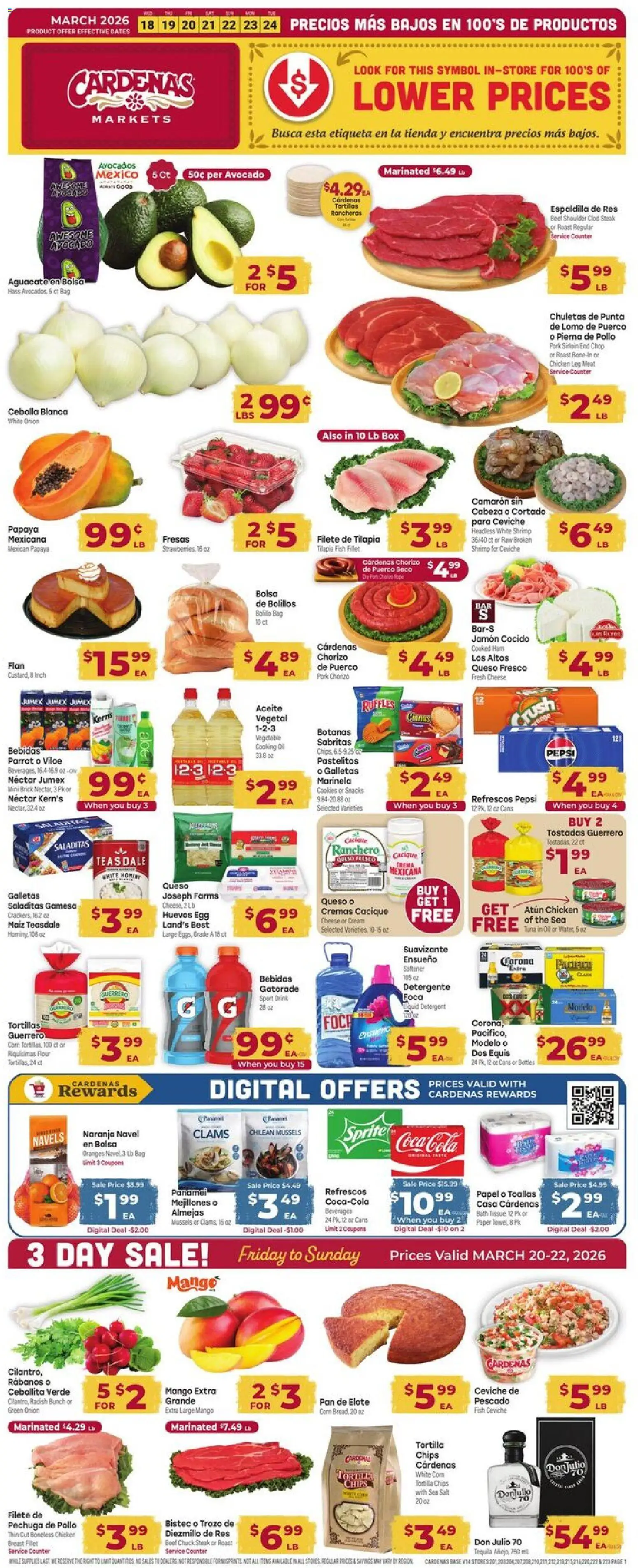 Ad Preview of Cardenas Cardenas Weekly Ad from 03/18/2026