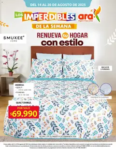  Vista previa del prospecto Imperdibles ara de la semana del almacen Ara válida del 14/08/2025 al 20/08/2025