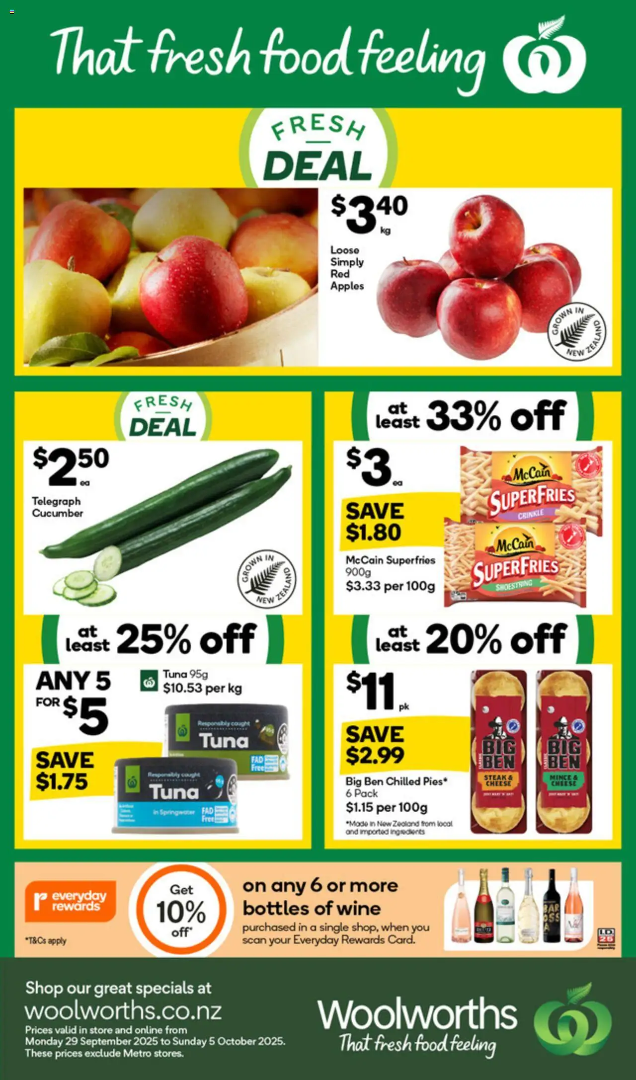 Catalogue Woolworths catalogue valid from 29 Sept 2025 - page 1