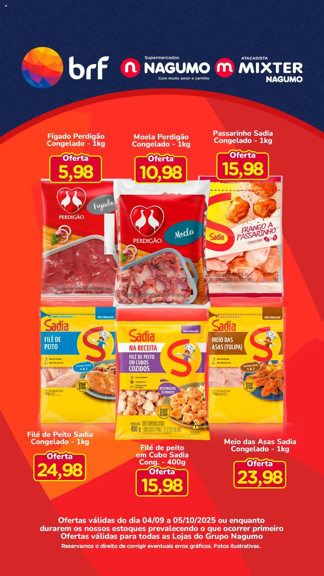 Nagumo folheto "Ofertas BRF" válido a partir de 04/09/2025 - número de página 1